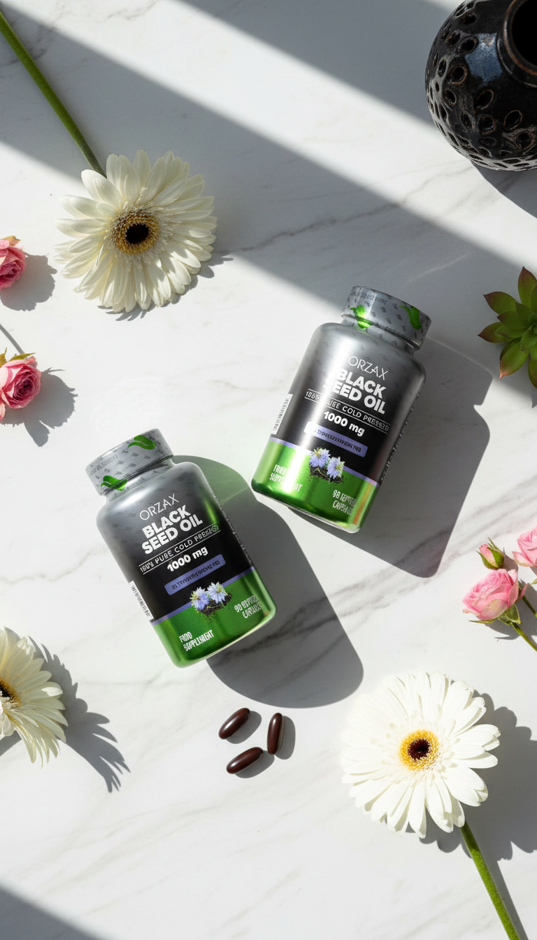 Cold Pressed Black Seed Oil 1000 mg 60 Capsules