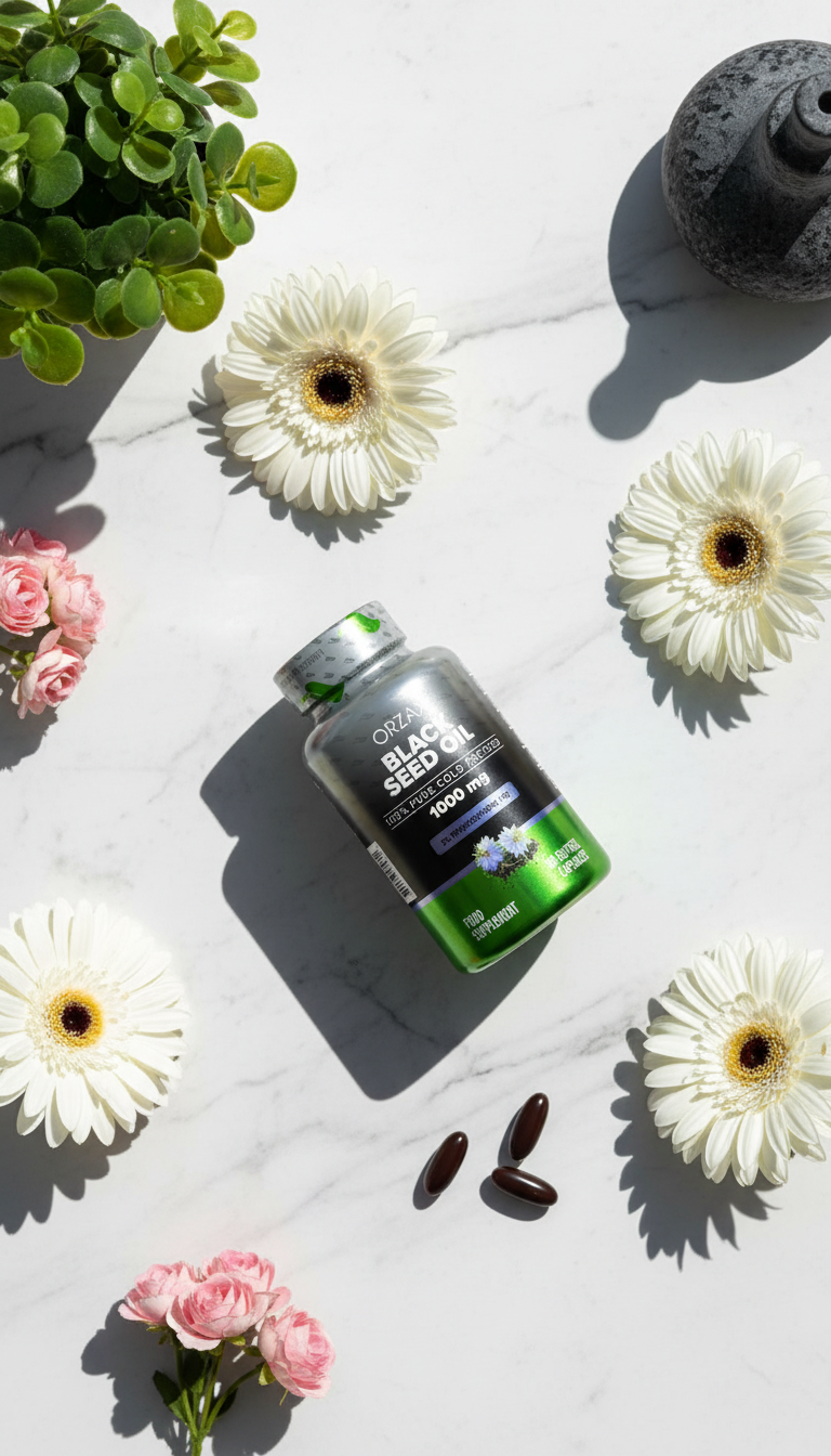 Cold Pressed Black Seed Oil 1000 mg 60 Capsules