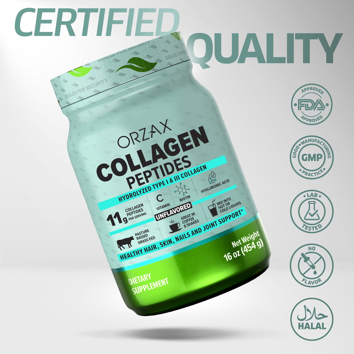 Collagen Peptides - Orzax USA