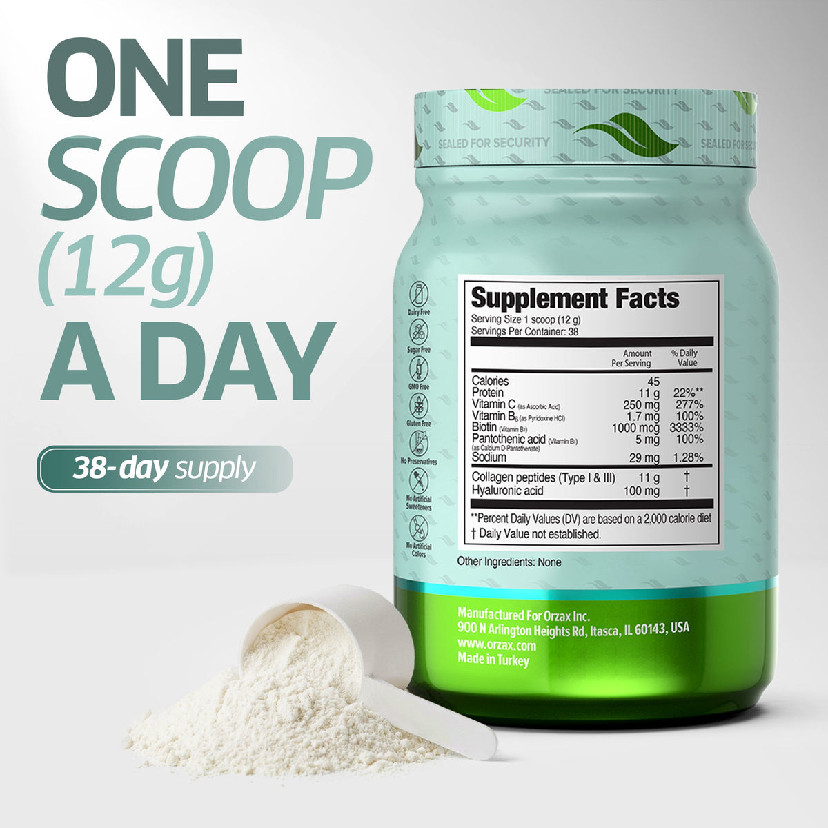Collagen Peptides - Orzax USA