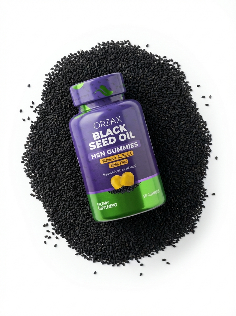 Black Seed Oil Hair, Skin & Nail Gummies
