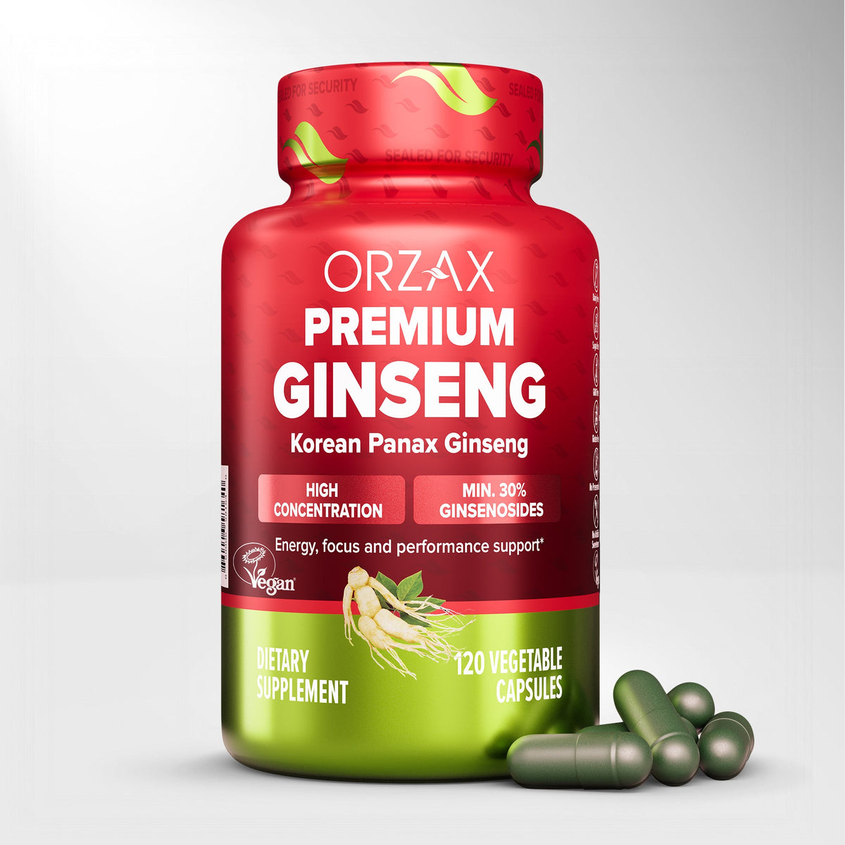 Premium Ginseng - Orzax USA