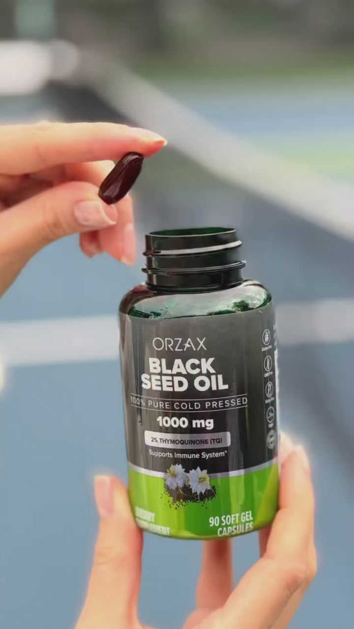 Black Seed Oil Softgels 1000 mg – 90 Capsules