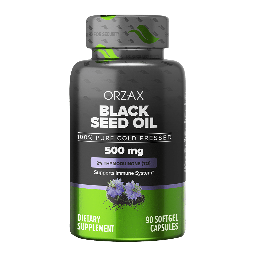 Orzax Black Seed Oil Capsules 500mg