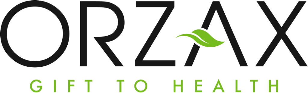 orzax logo gift to health dietary supplement vitamins minerals collagen brand